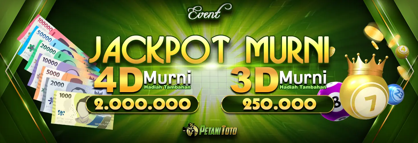 DOUBLE JACKPOT 3D 4D PETANITOTO