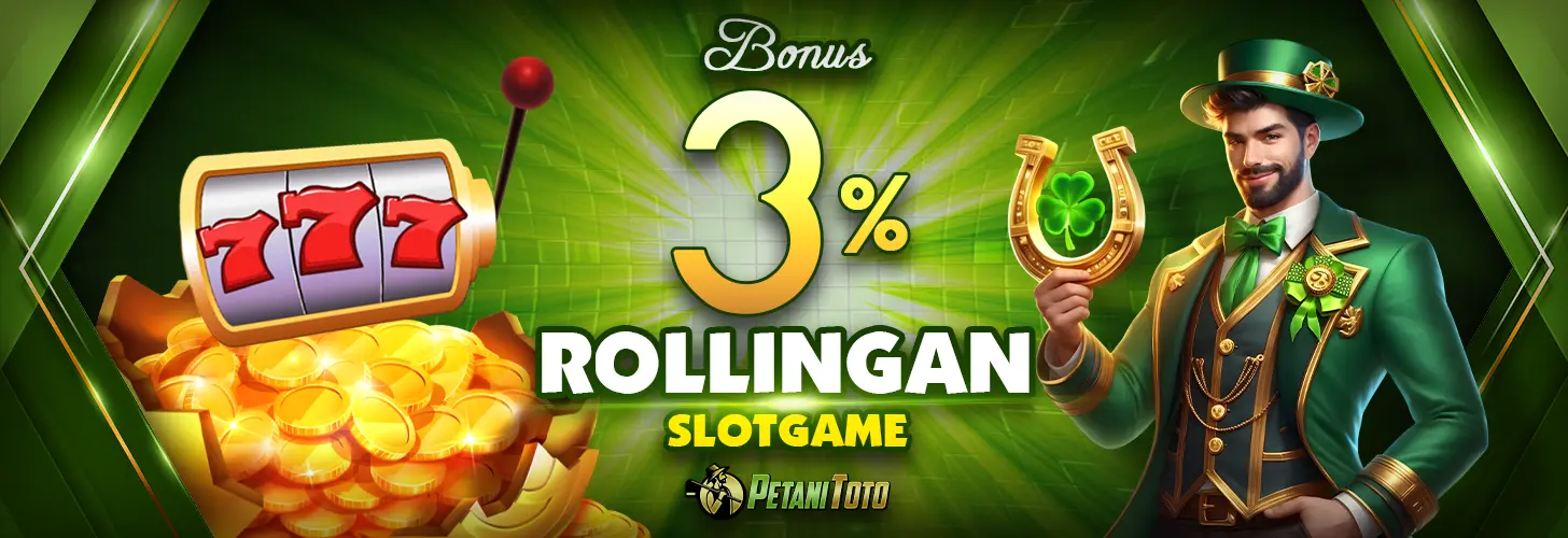 BONUS ROLLINGAN SLOT 3%