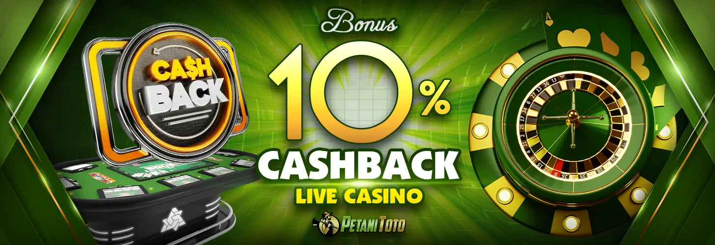 BONUS CASHBACK LIVEGAME 10%