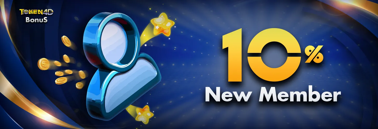 BONUS NEW MEMBER 10%
