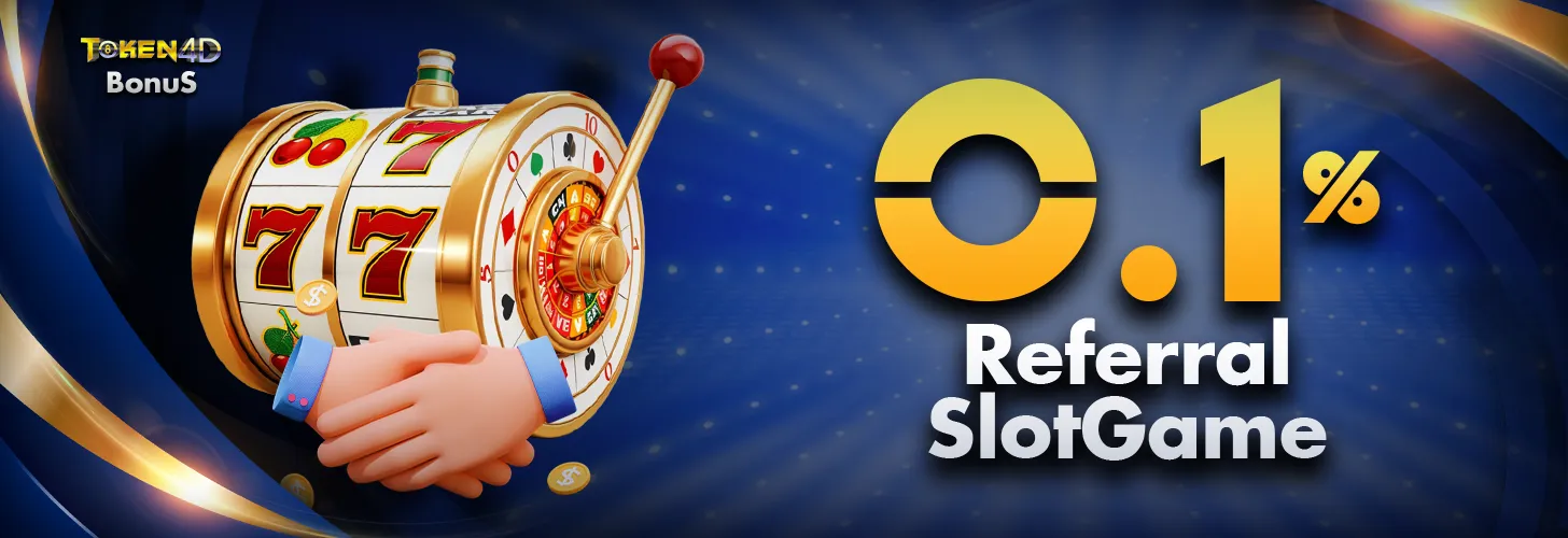 BONUS REFFERAL SLOT GAMES 0.1%